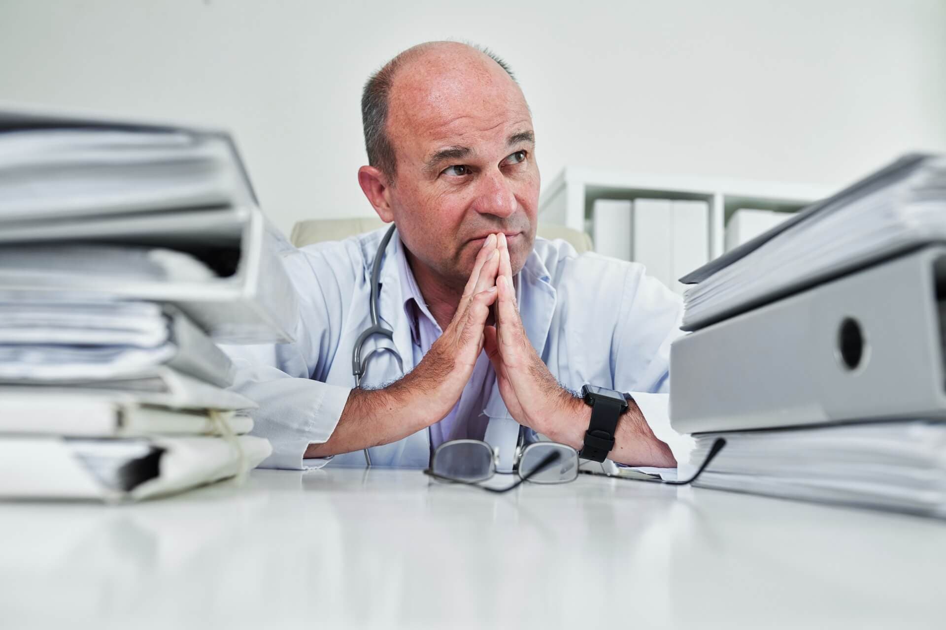 EHR documentation burden on physicians and clinicians